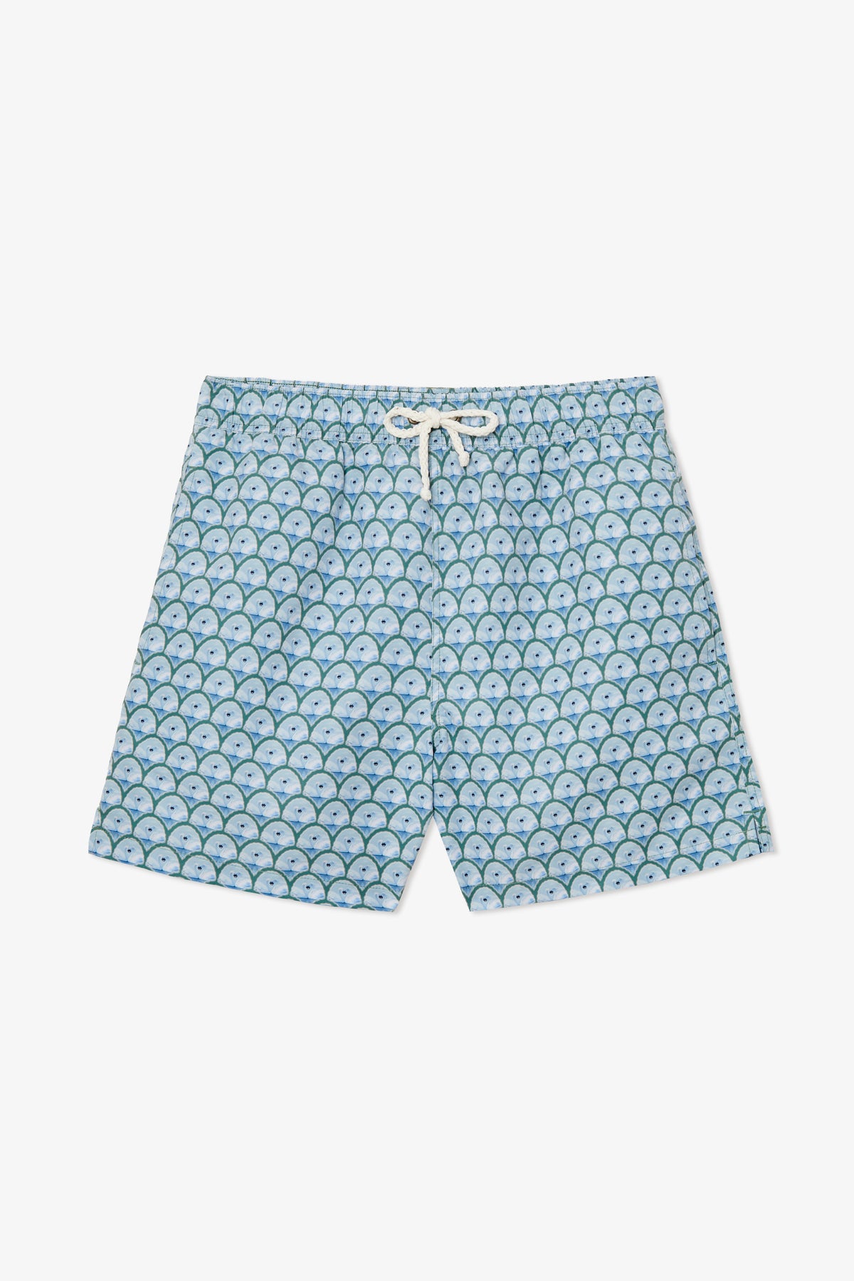 KHAKI SWANS SWIM TRUNKS