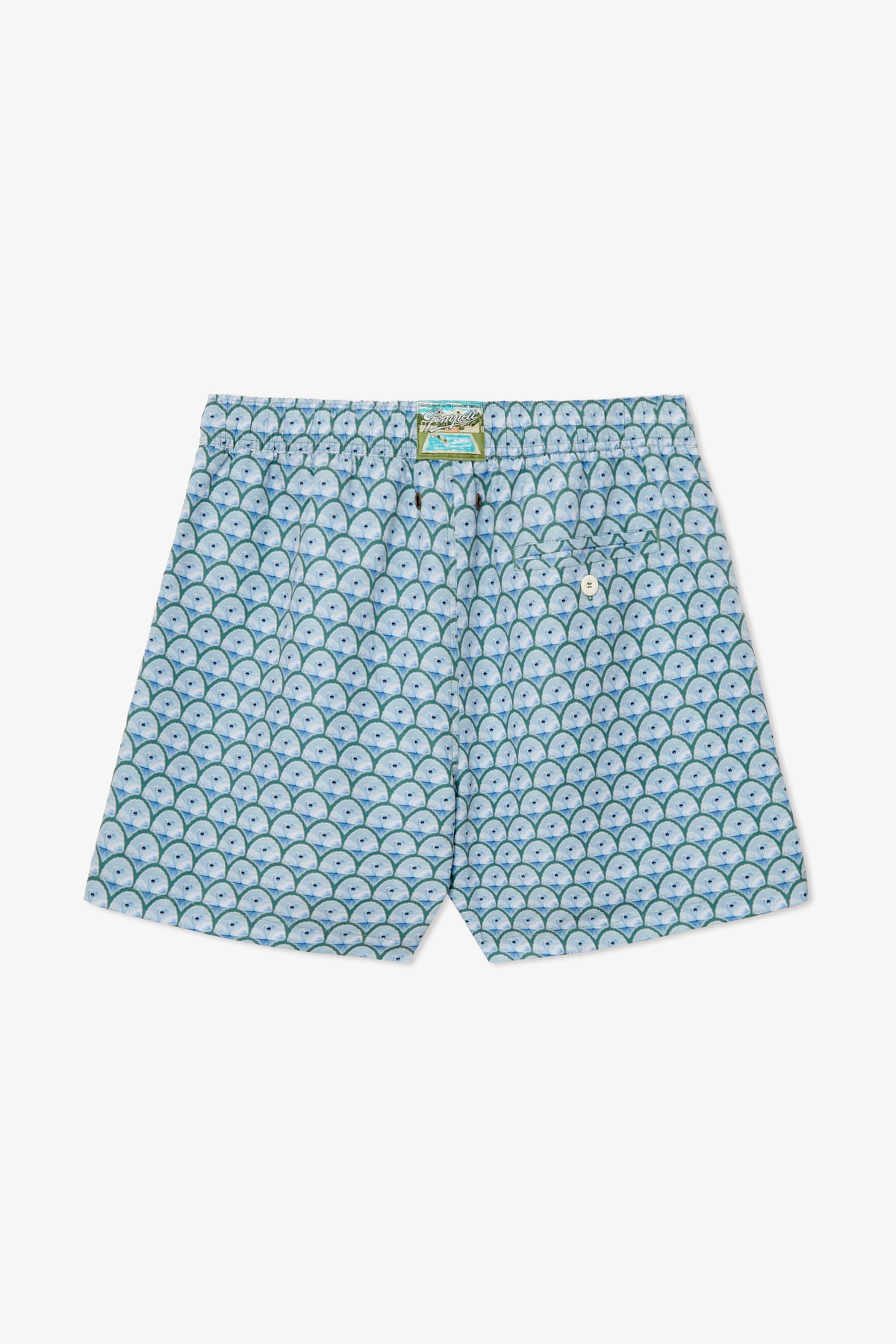 KHAKI SWANS SWIM TRUNKS