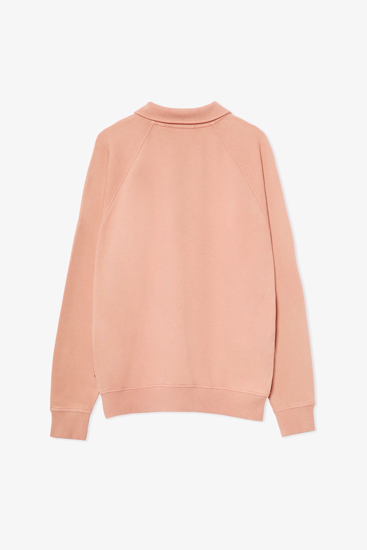 Sudadera con cremallera rosa oscuro