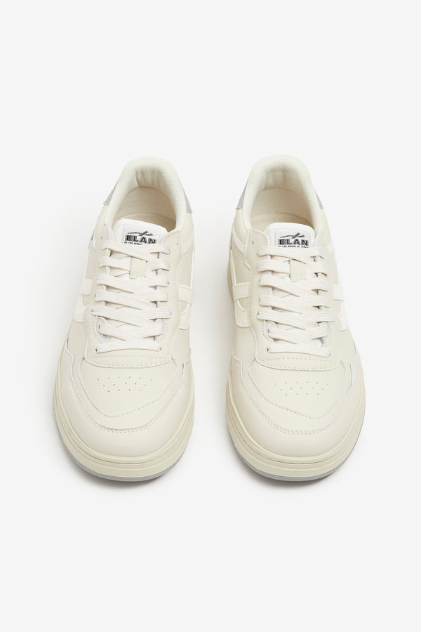 ELAN PIPPA LEATHER VANILLA WHITE