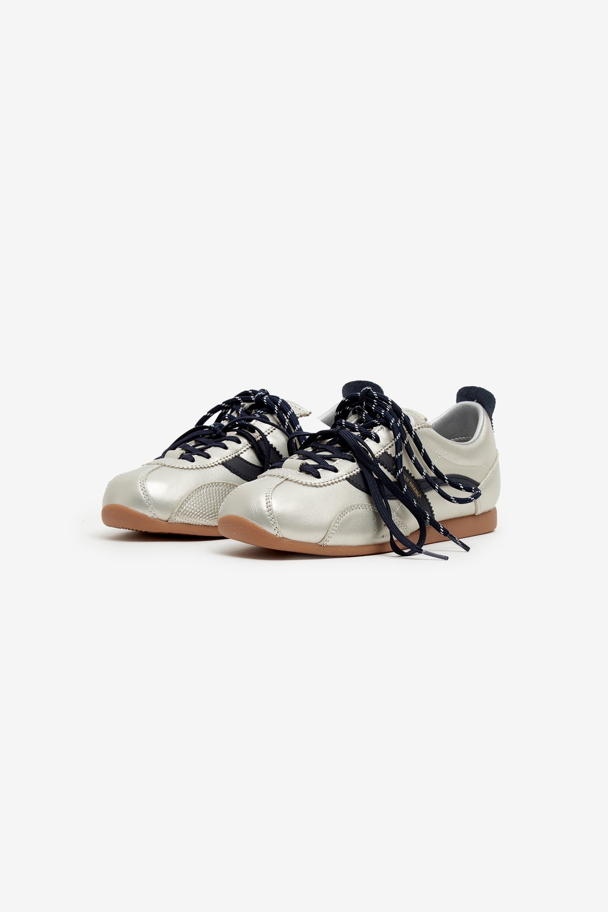 GEMINI LEATHER SILVER NAVY WO