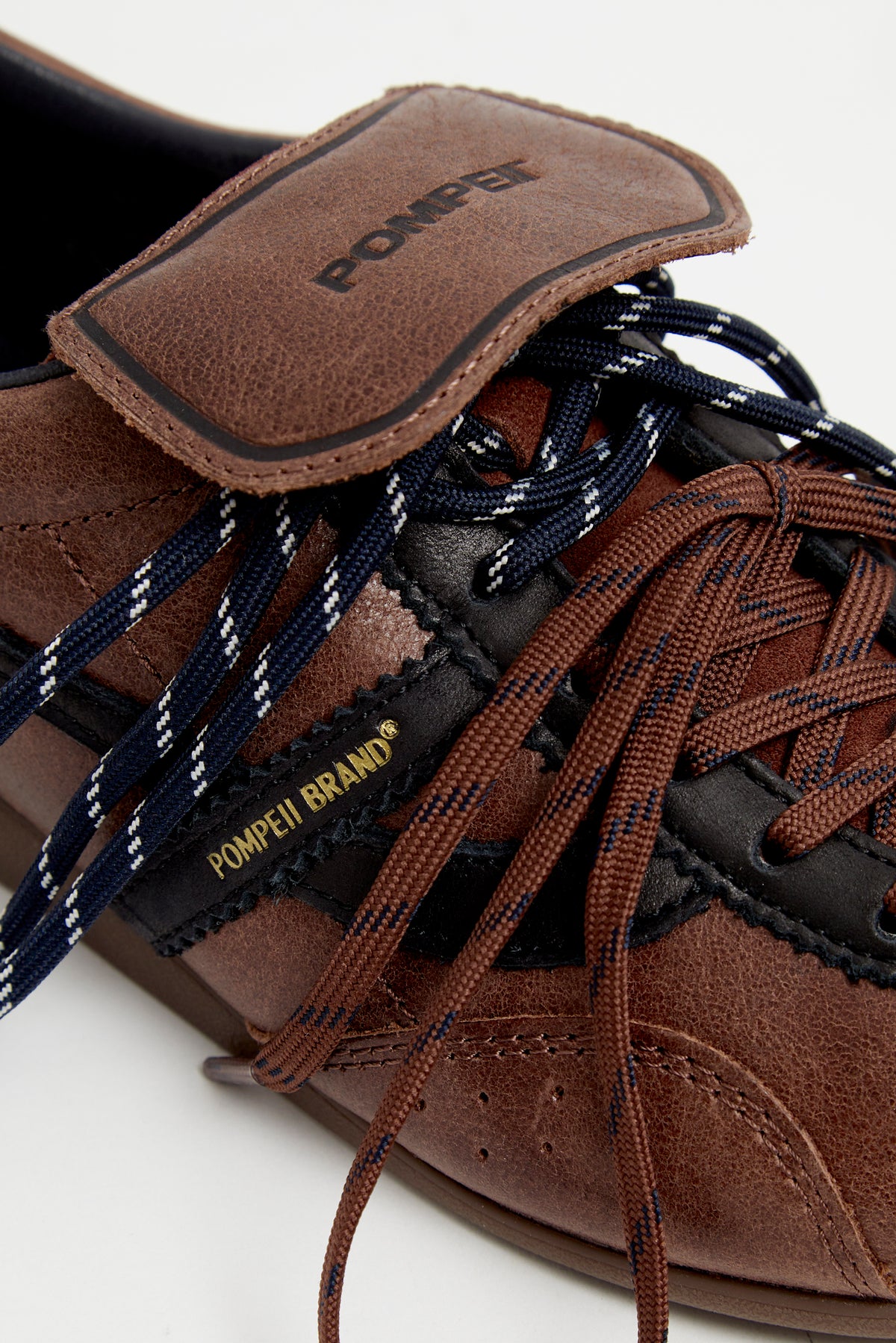 GEMINI LEATHER BROWN NAVY WO