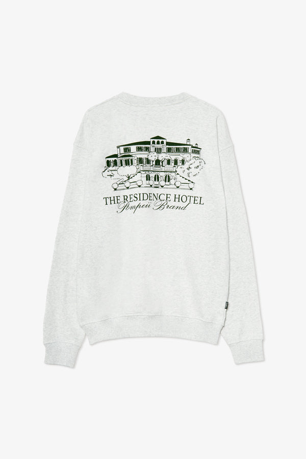 GREY RESIDENCE HOTEL GRAPHIC CREW NECK