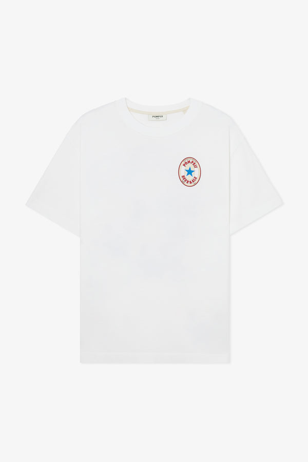 WHITE POMPEII BEER TEE