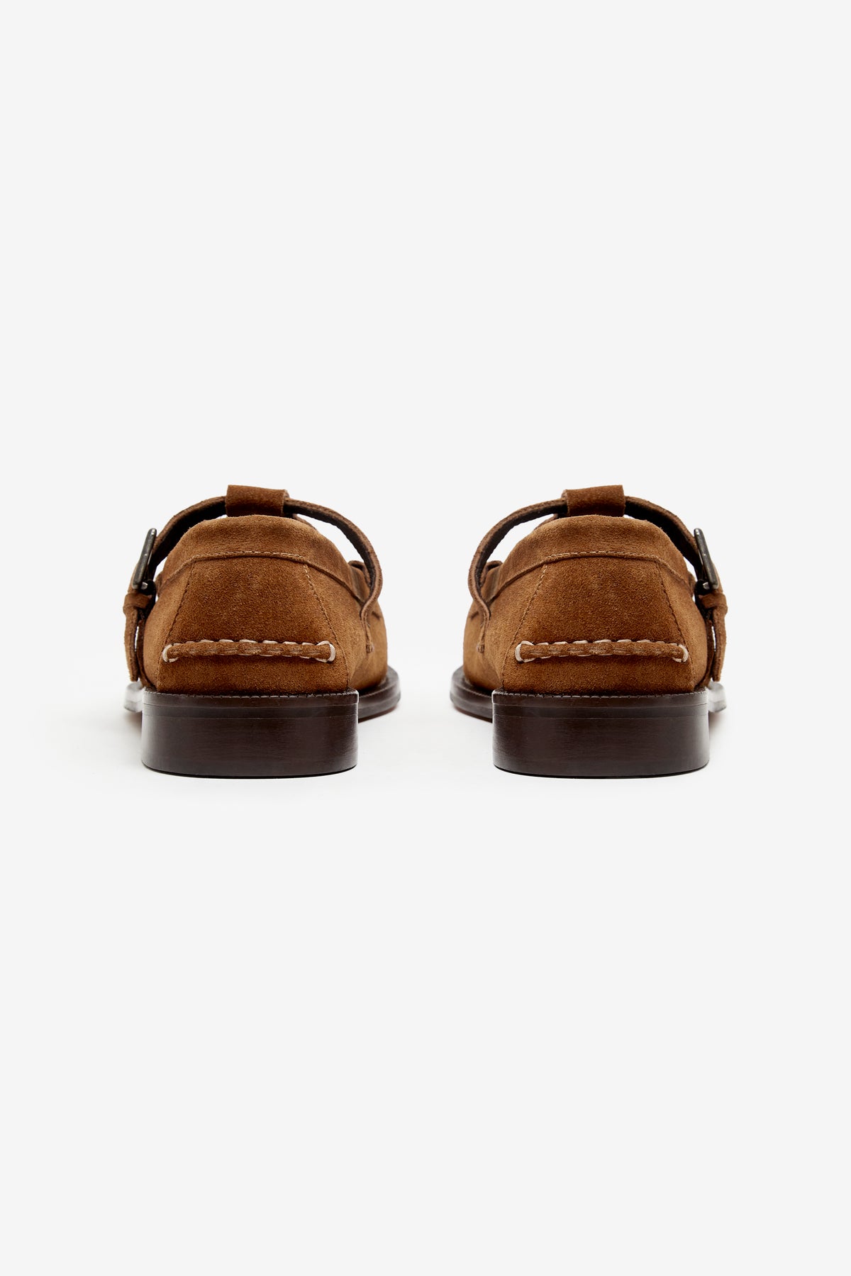 VEGA T BAR  SUEDE CHESTNUT