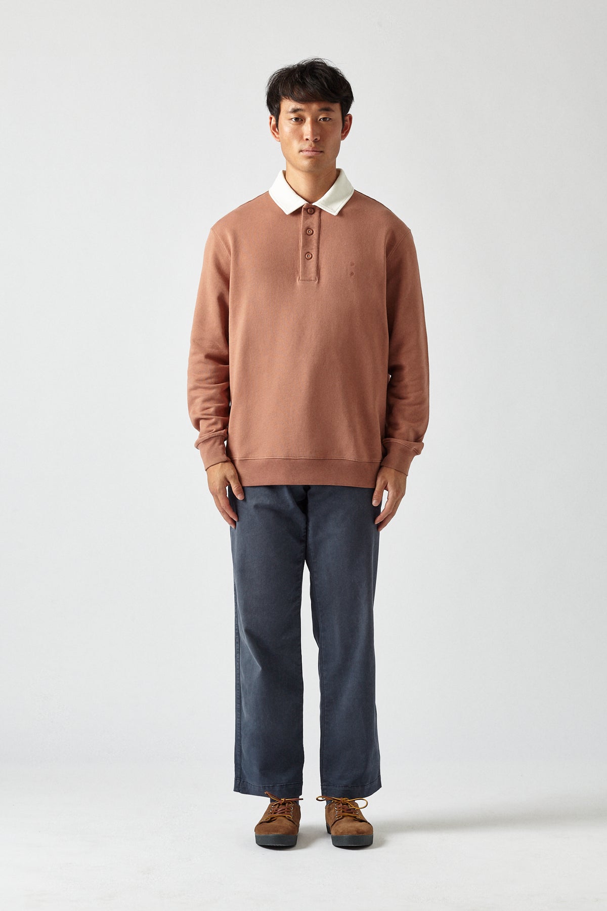 THE MUSHROOM POLO SWEATER